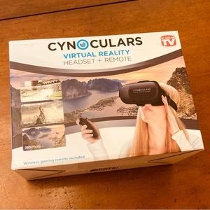 Cynoculars for virtual viewing of your videos and photos headset and remote